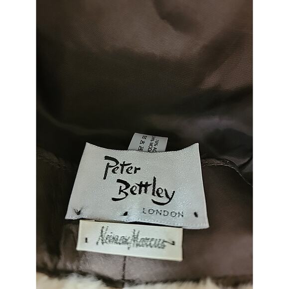Vintage PETER BETTLEY LONDON Bucket Hat Womens Chocolate Brown Soft Faux‎ Fur main image 8